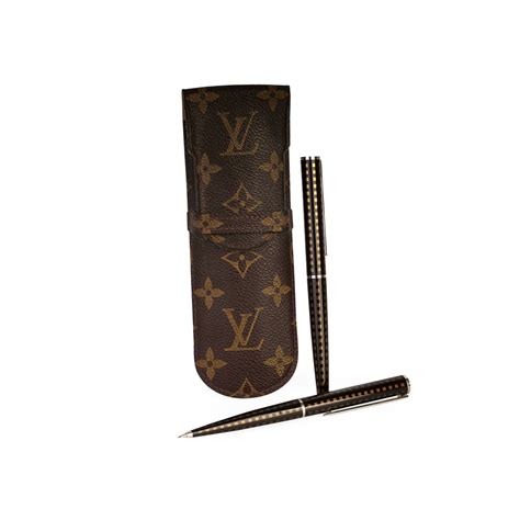 louis vuitton pencil case replica|Louis Vuitton agenda pen.